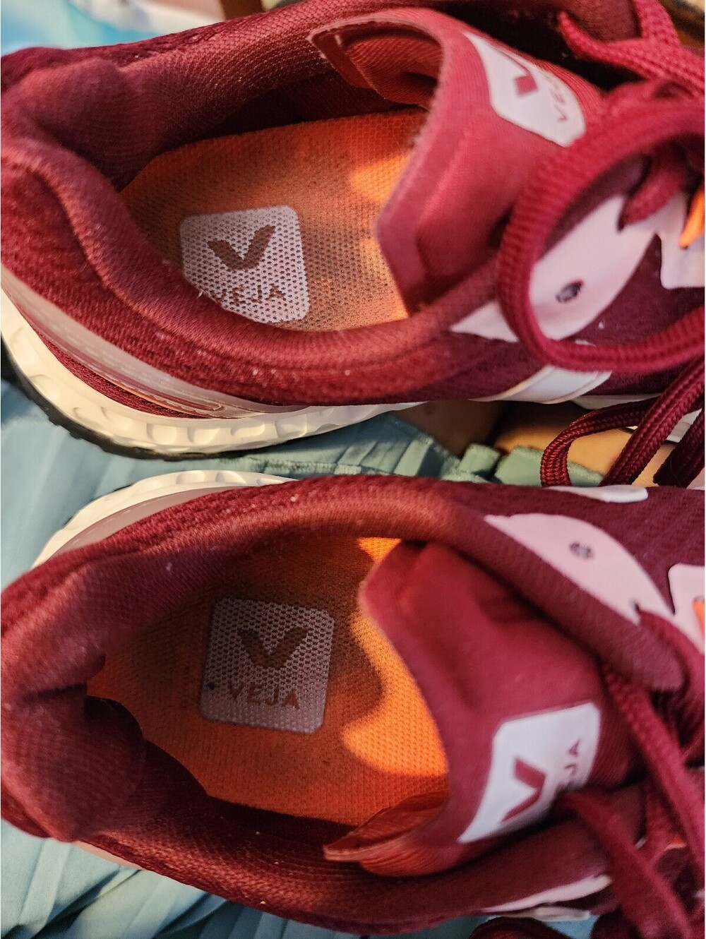 Size 7 - Women's Veja Condor Mesh Grenat Dhalia Running Sneakers - Picture 7 of 9